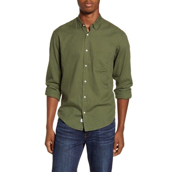 NEW Frank & Eileen Dark Blue Don Button Up Shirt - Picture 10 of 10